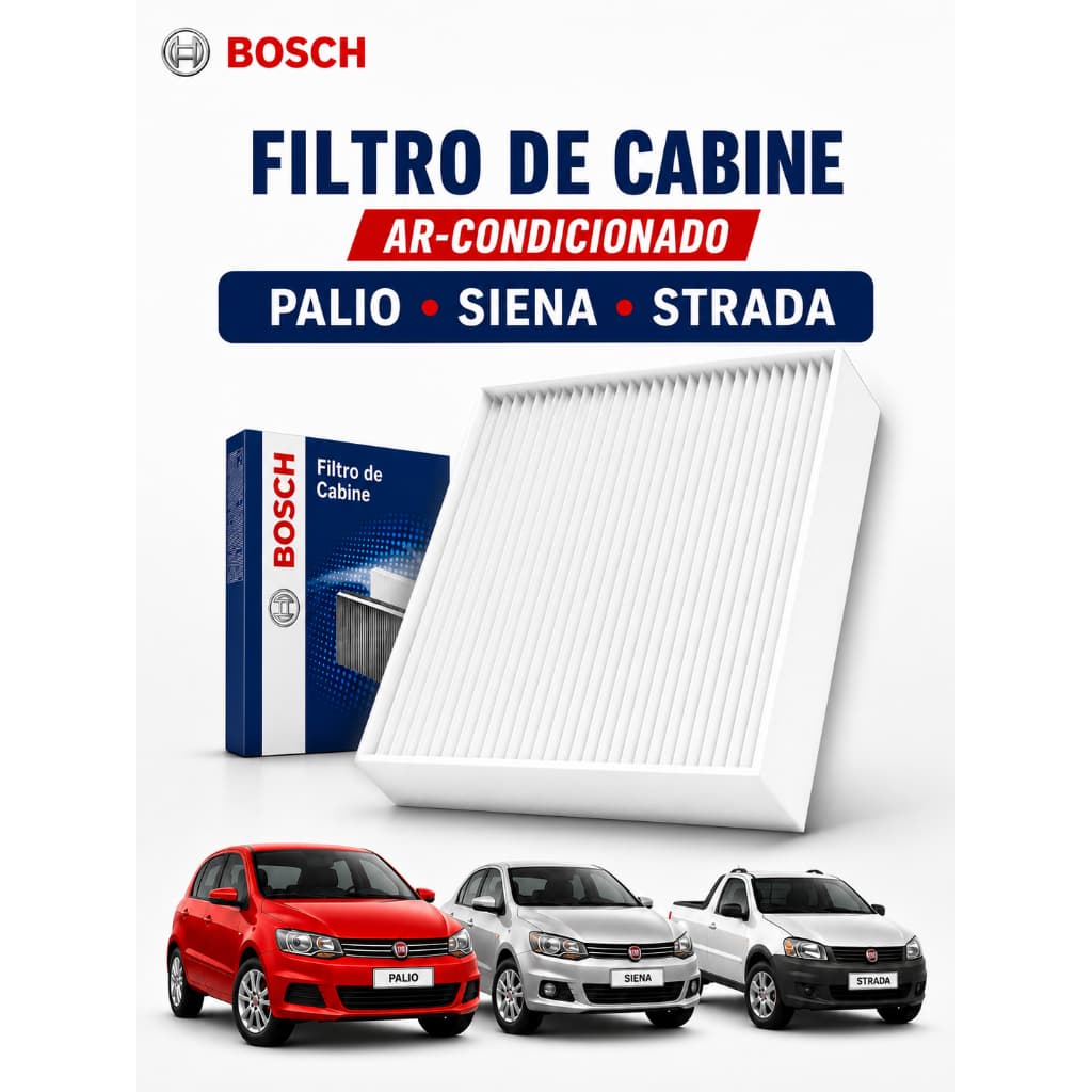 Filtro Cabine Bosch Palio Siena Strada Idea Weekend