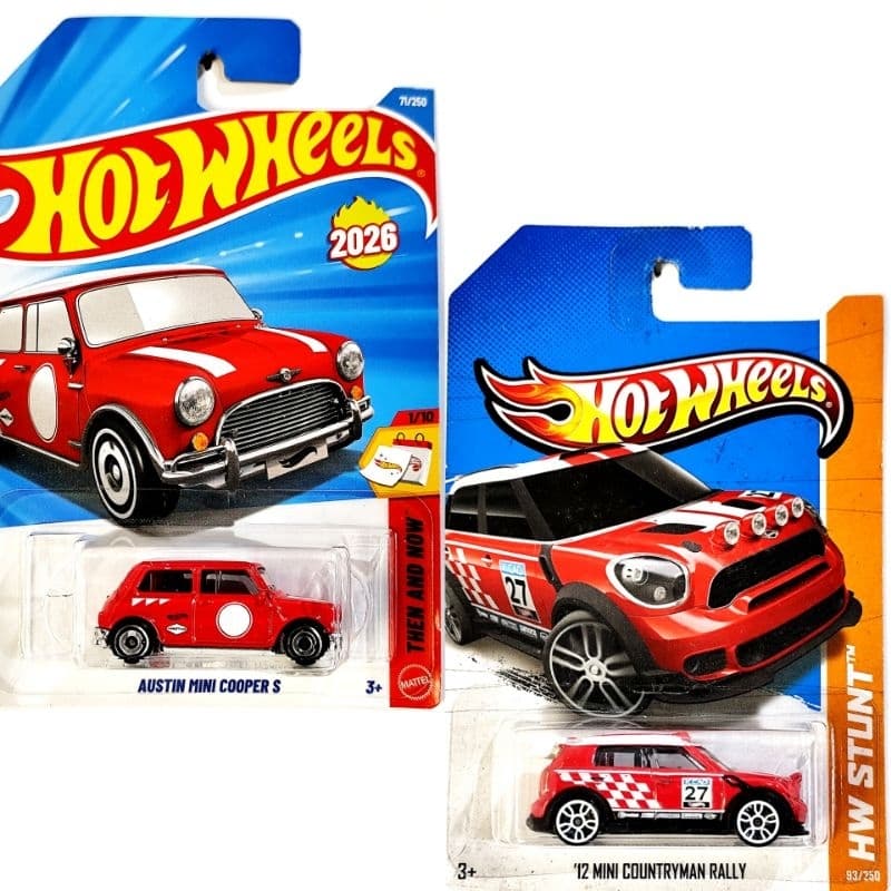 Hot Wheels Mattel carrinho coleção Mini Cooper, Morris.
