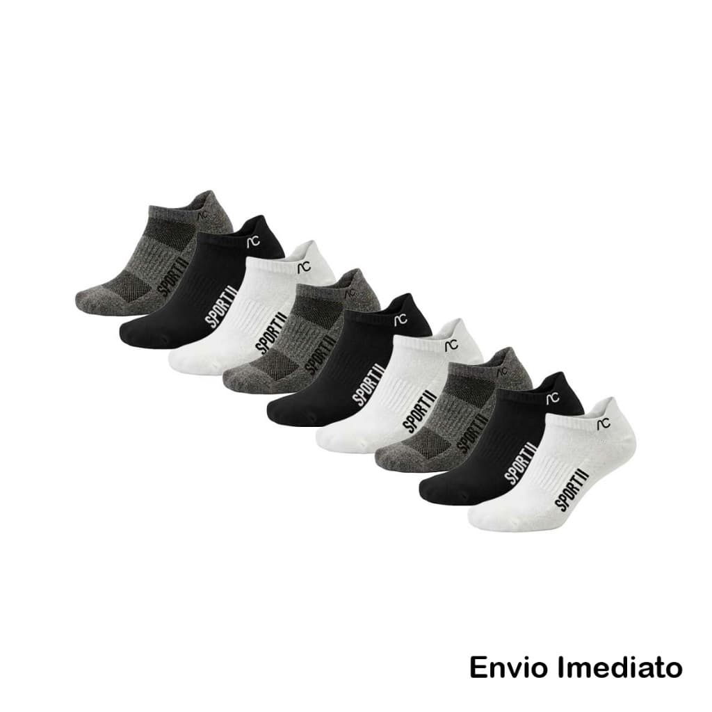 Kit 9 Meias Soquete Sport AC Original