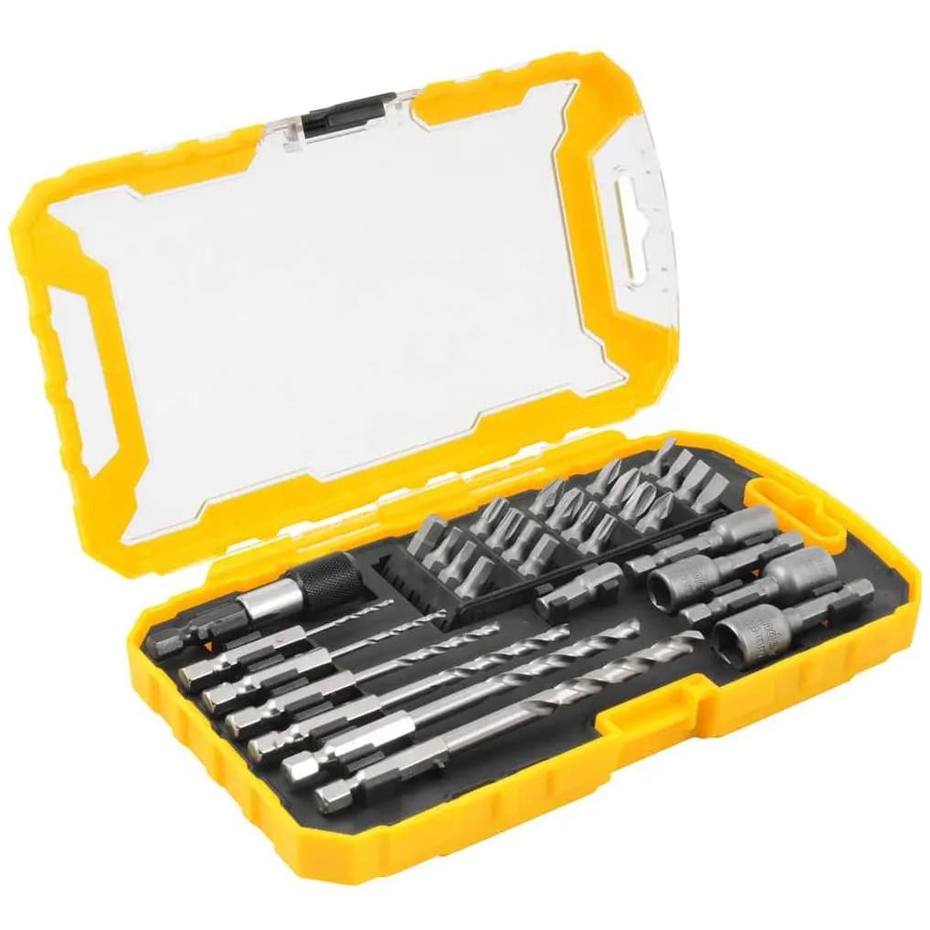 Jogo De Bits Brocas E Soquetes 32 peças Encaixe 1/4" Vonder