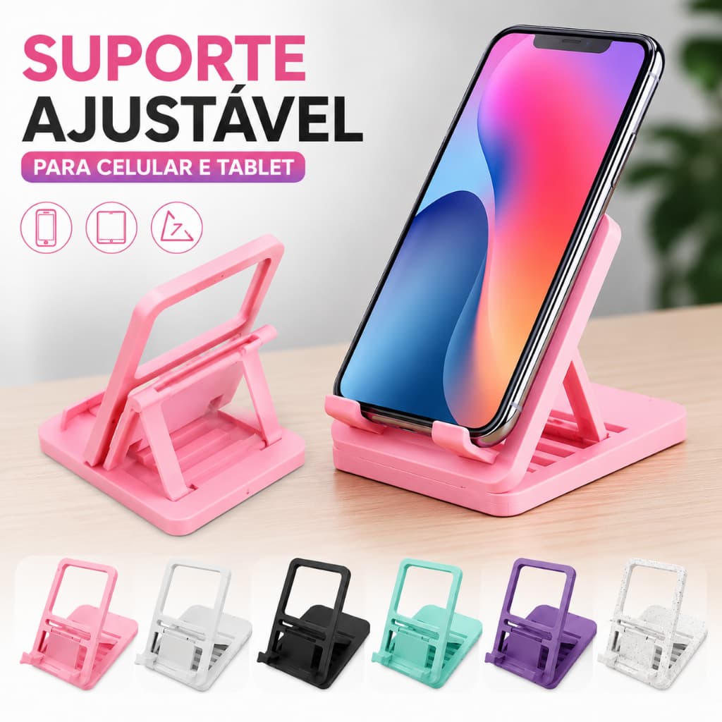 Suporte de mesa para Celular e Tablet Ajustável Gamer Apoio de mesa+MIMO
