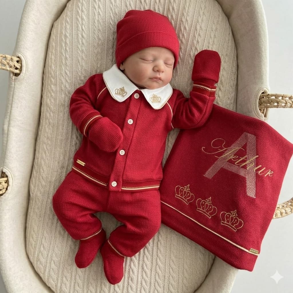 Saída de Maternidade Exclusiva Personalizada com Nome, Ideal para o Primeiro Momento do Bebê
