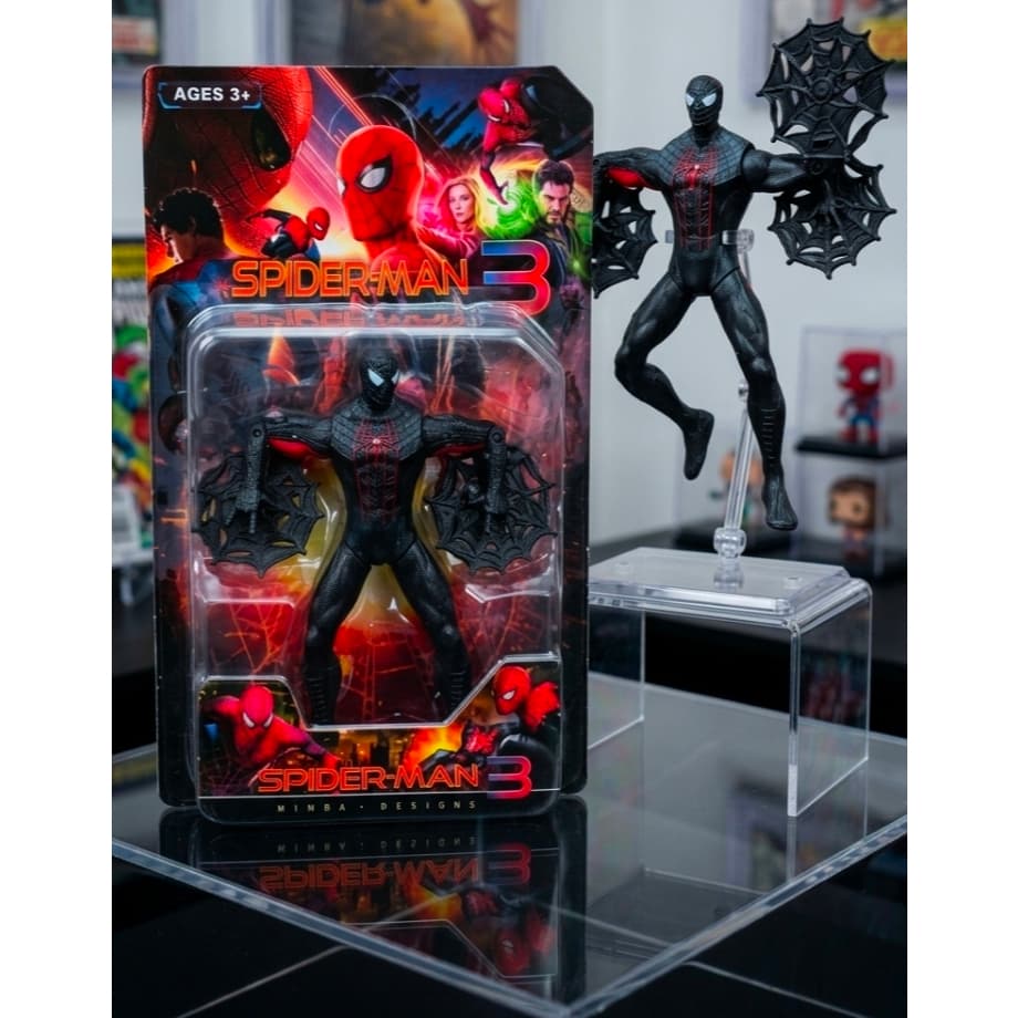 Boneco Vingadores 15 Cm Articulado Luz Led - Homem Aranha