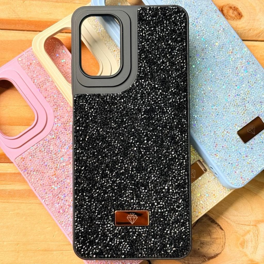 Capa Capinha Anti Impacto Premium aveludada com Glitter Brilho para Motorola Moto G05 Moto G35 Moto E15