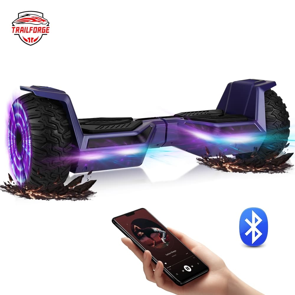 Trailforge-S2 Hoverboard adulto 8.5 polegadas  Modelo off-road  700W 4.4AH  120kg com Bluetooth