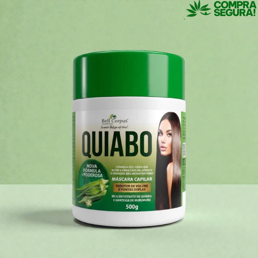 Máscara Capilar Nutritiva Redutora de Frizz e Pontas Duplas Bell Corpus 500g - Promoção !