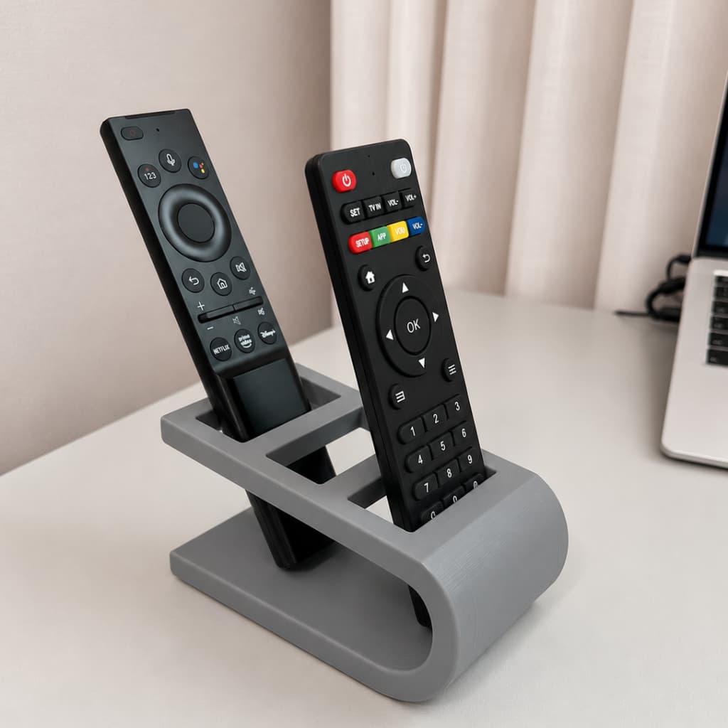 Porta Controle Remoto Organizador Moderno Para Sala Rack Sofá Mesa Decorativo