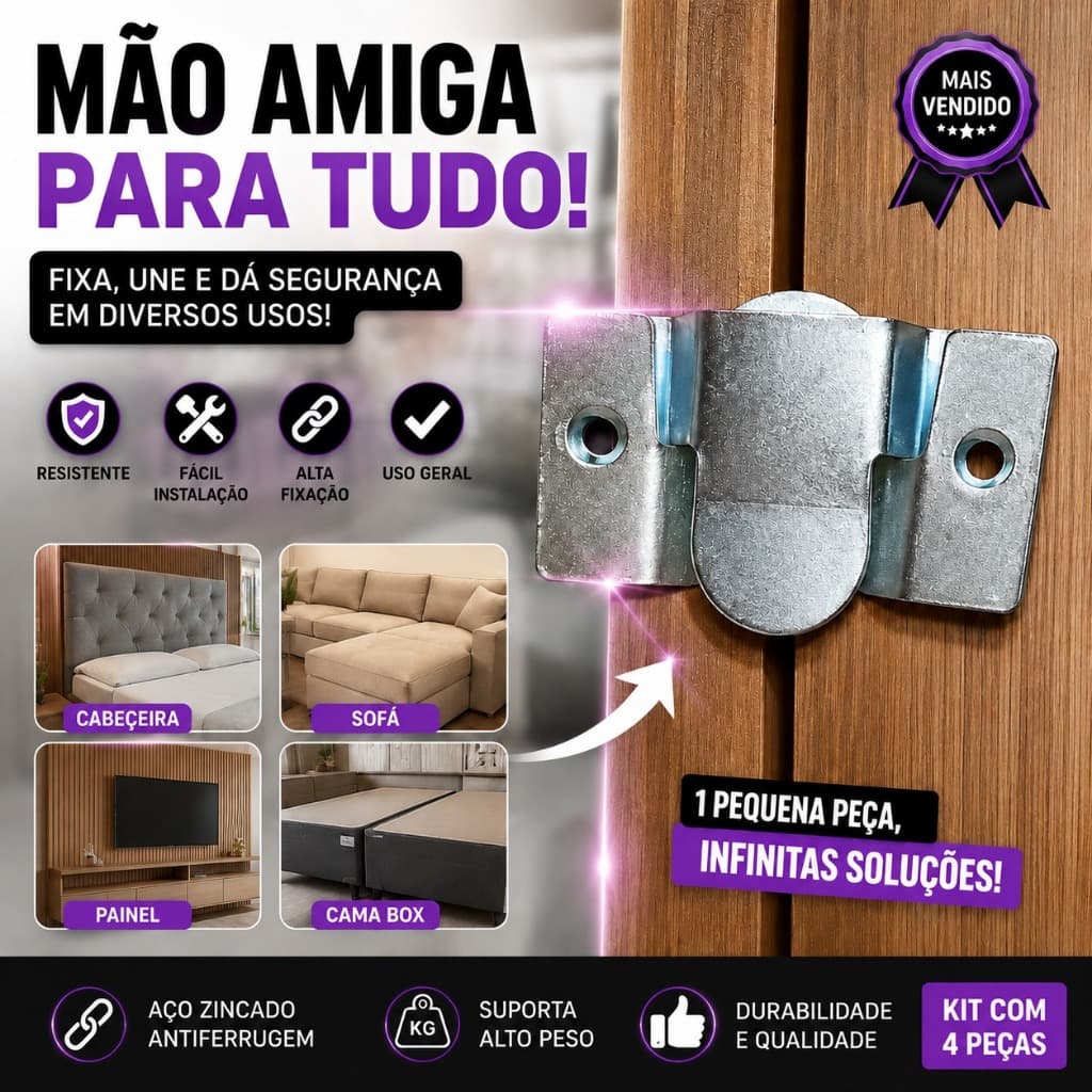 Pares de 2/4/6/8/10/12  União Encaixe para Sofá Poltronas Cabeceira Painéis