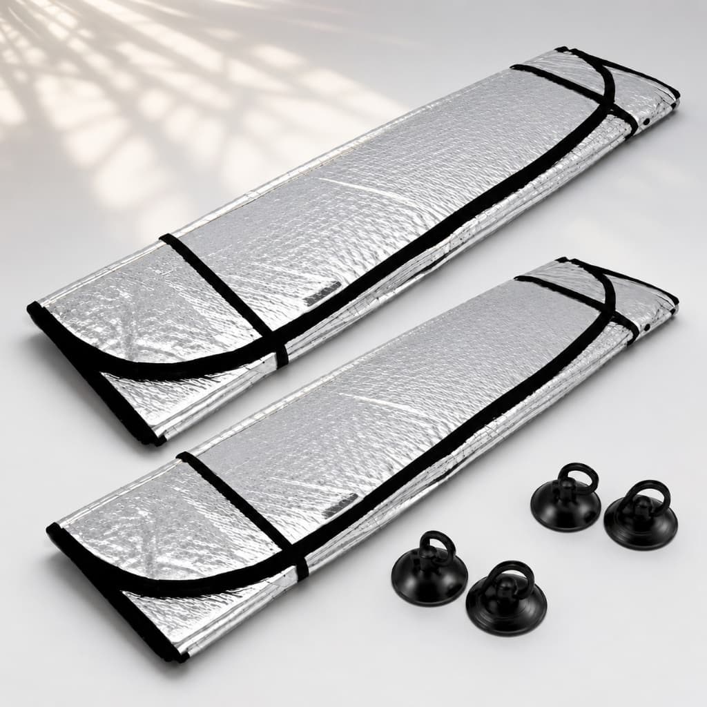 Kit Protetor Solar Para-brisa 130x60 Automotivo Carro Universal Corta Sol Painel UV ENVIO IMEDIATO