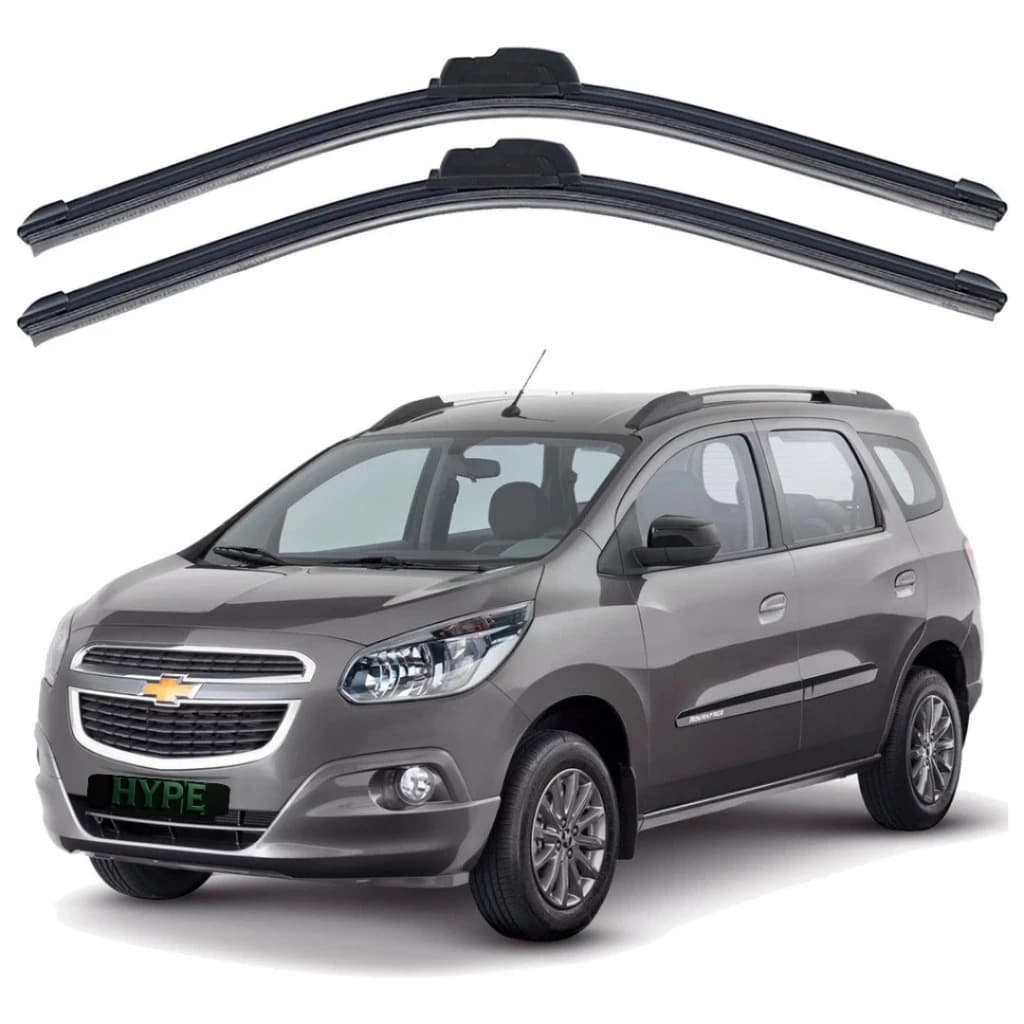 Par Palheta Limpador de Para-brisa GM Spin 2012 a 2020 Silicone Premium 22-18