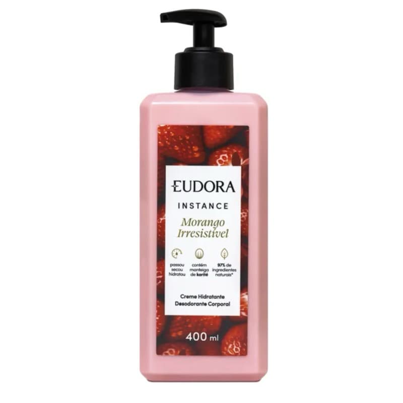 HIDRATANTE EUDORA 400ML MORANGO IRRESISTÍVEL