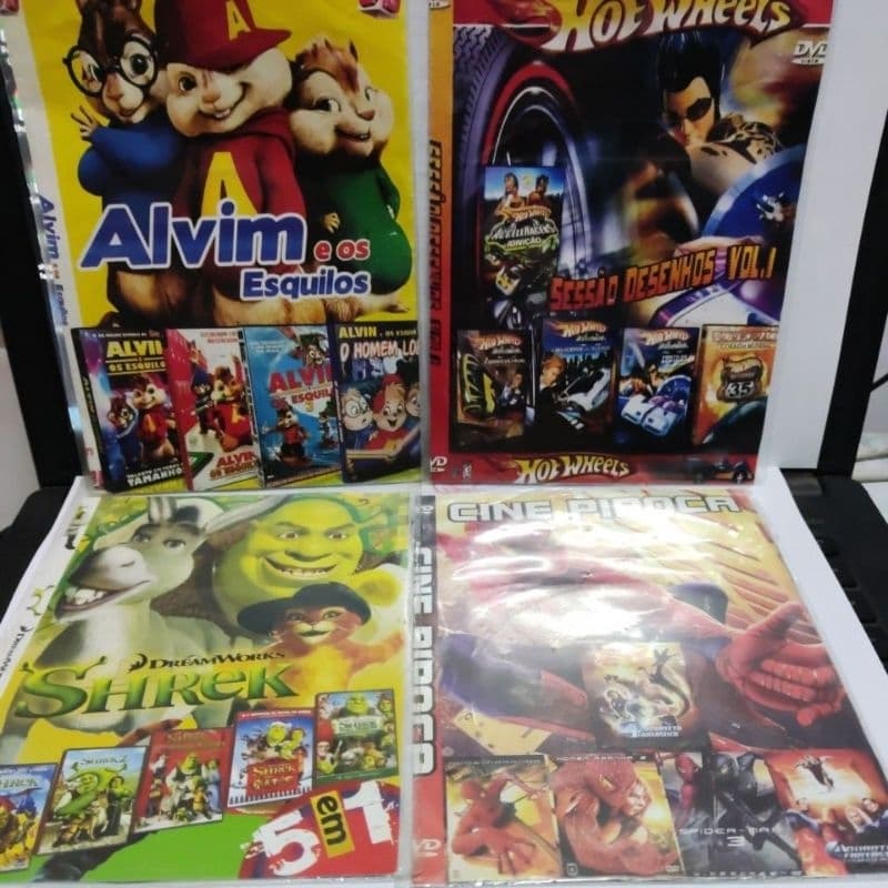 dvd coleção infantil kit 4 dvds completo novo copia