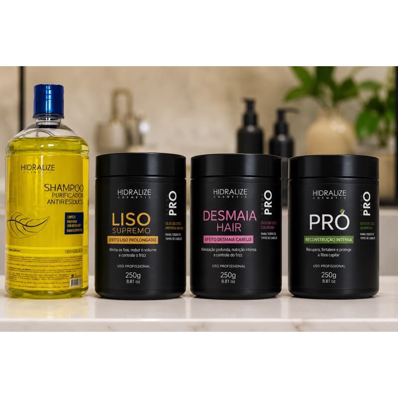Kit Botox perfeito! Botox+ shampoo+ óleo 100% liso!😍