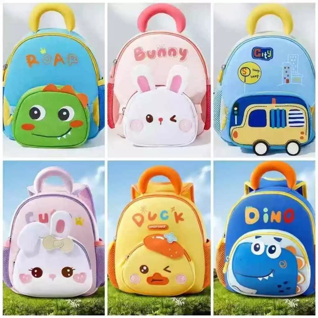 Mochila Escolar Infantil Meninas e Meninos Desenho
