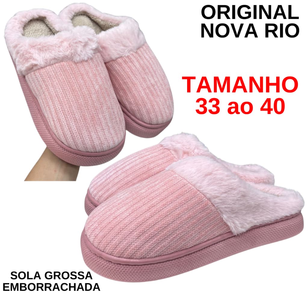 Pantufa Inverno Sola Antiderrapante Rosa Unissex Chinelo Nuvem M3 Quarto Tam 33-40 Estilo Slide Adulto e Infantil