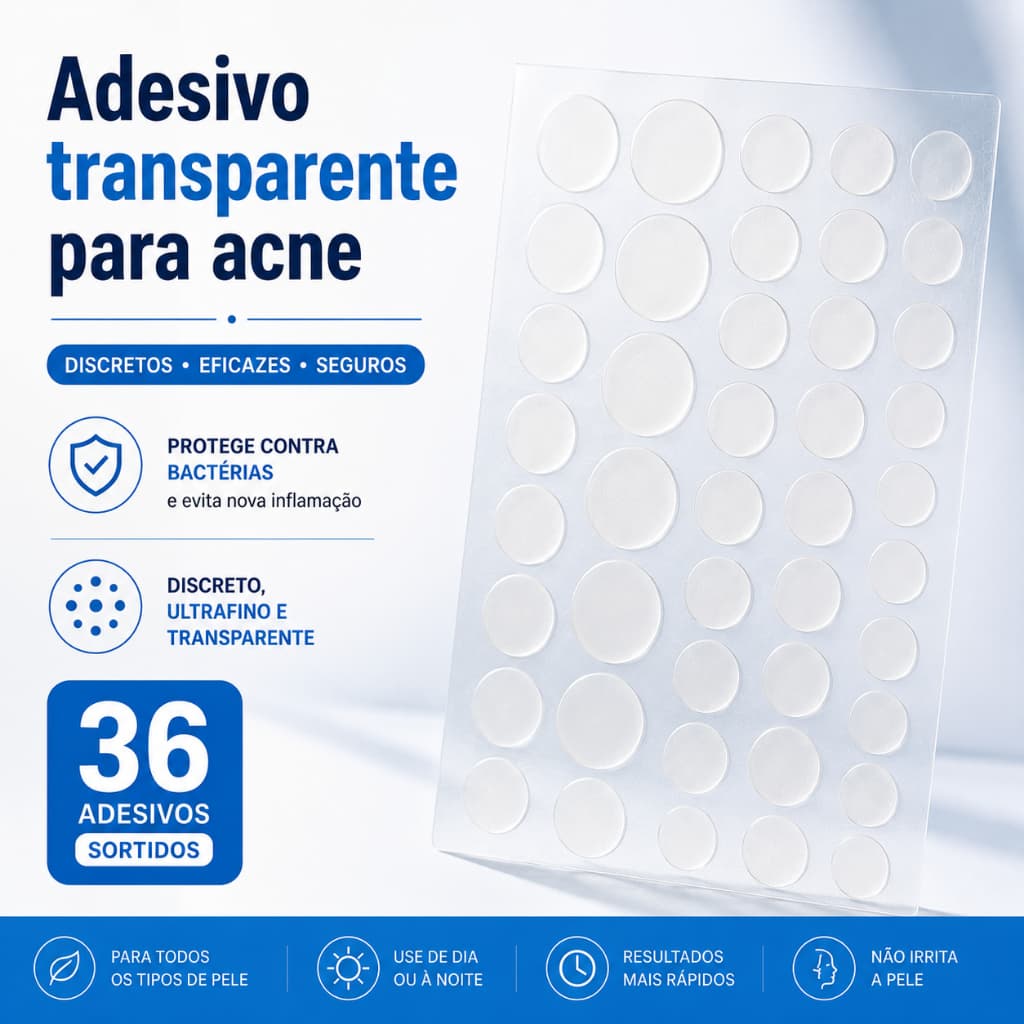 Adesivo Transparente para Acne Anti Espinhas 36-216un