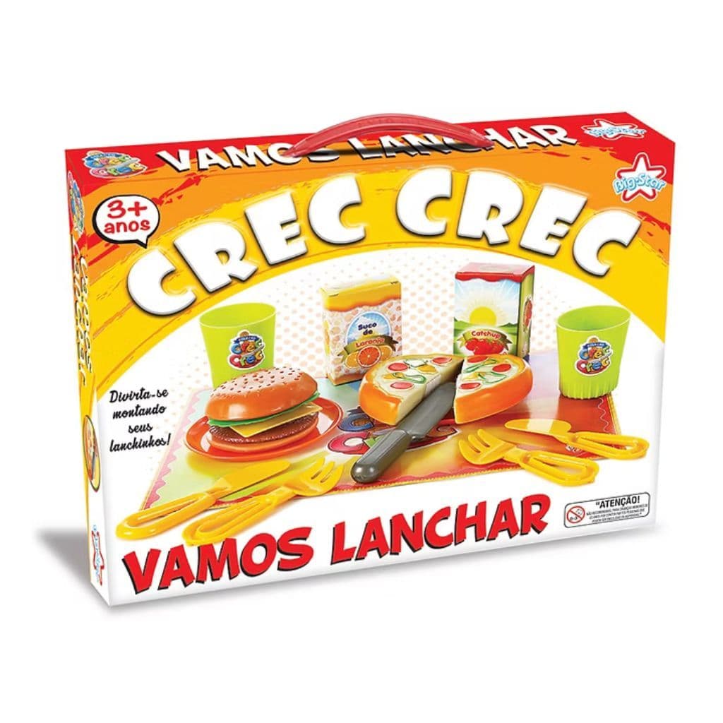 Brinquedo Faz De Conta Crec Crec – Vamos Lanchar - Big Star