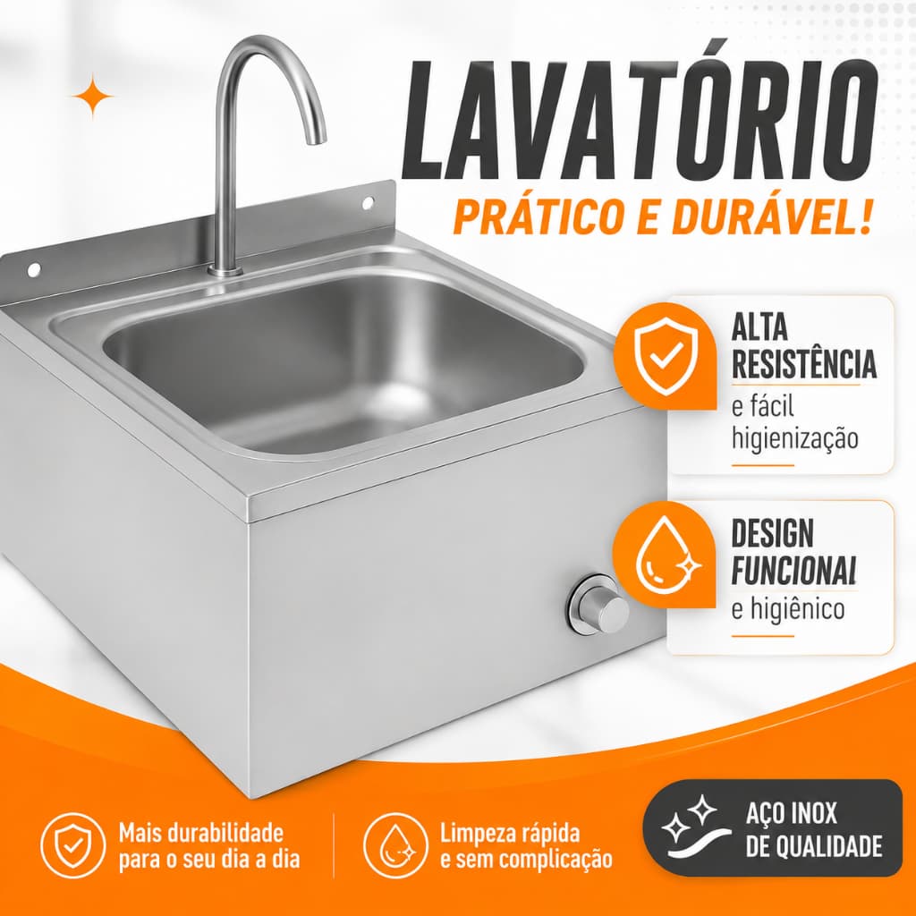 Pia De Lavar As Mãos Com Acionador Joelho Tanque Lavatório