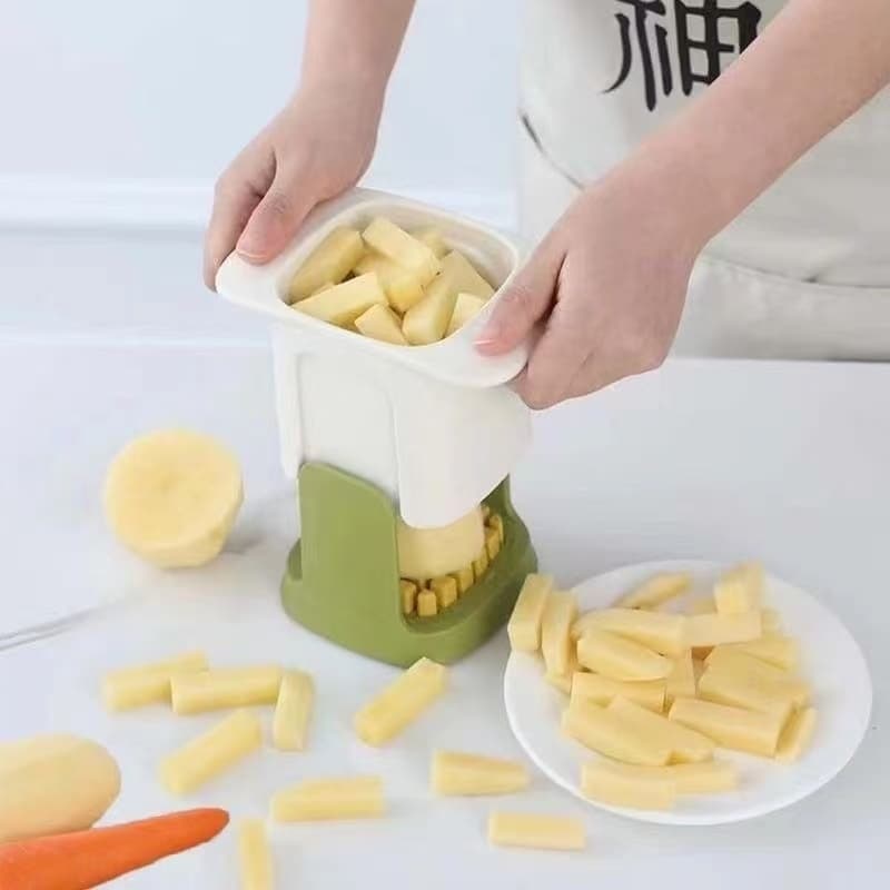 Fatiador e Cortador de Legumes Multiuso, Utensílio Prático para Cozinha, Preparo de Alimentos Diário