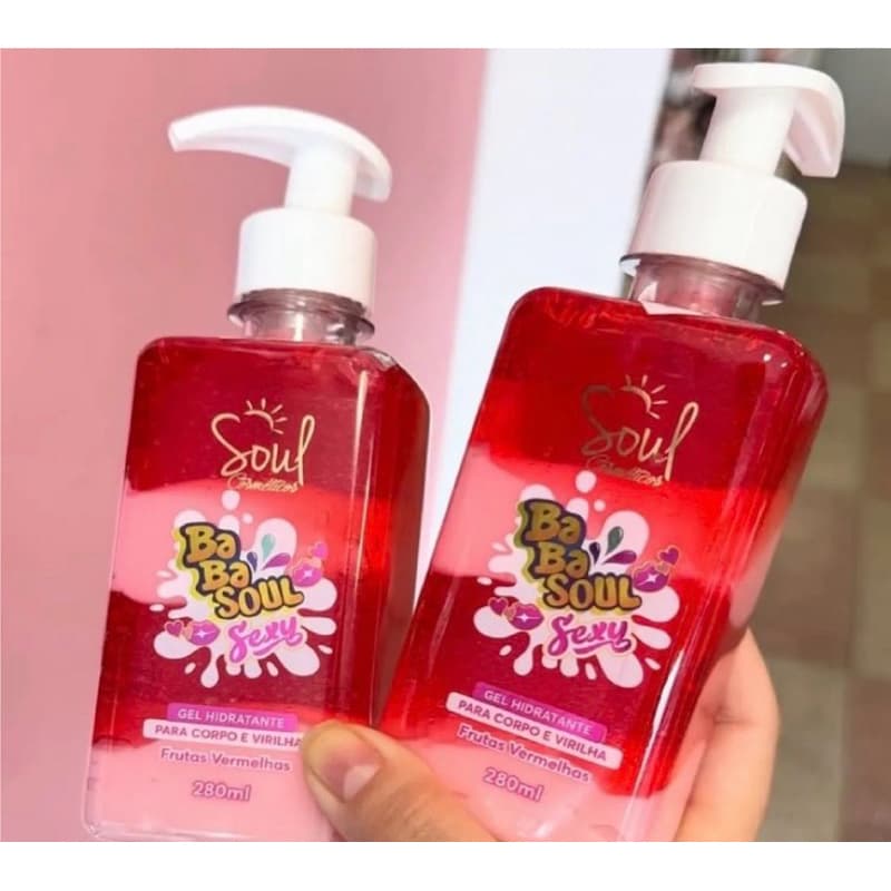 Babasoul Blow Gel Creme para Virilha Hidratante Corporal Beijável Soul