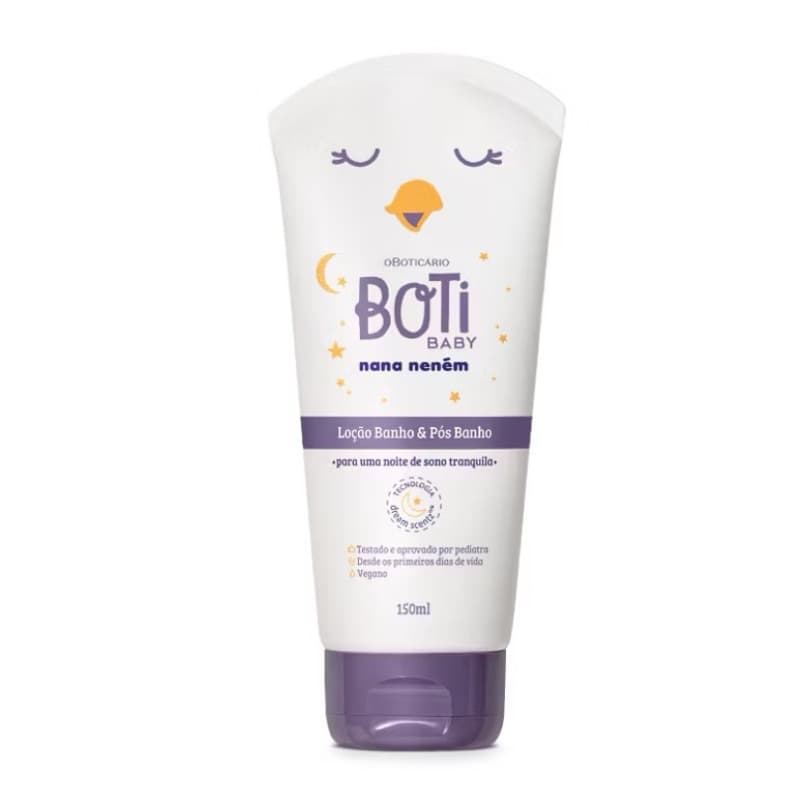 Boti Baby  Nana Nenê o Boticário Loção Banho e pós Banho 150ml Descontinuado