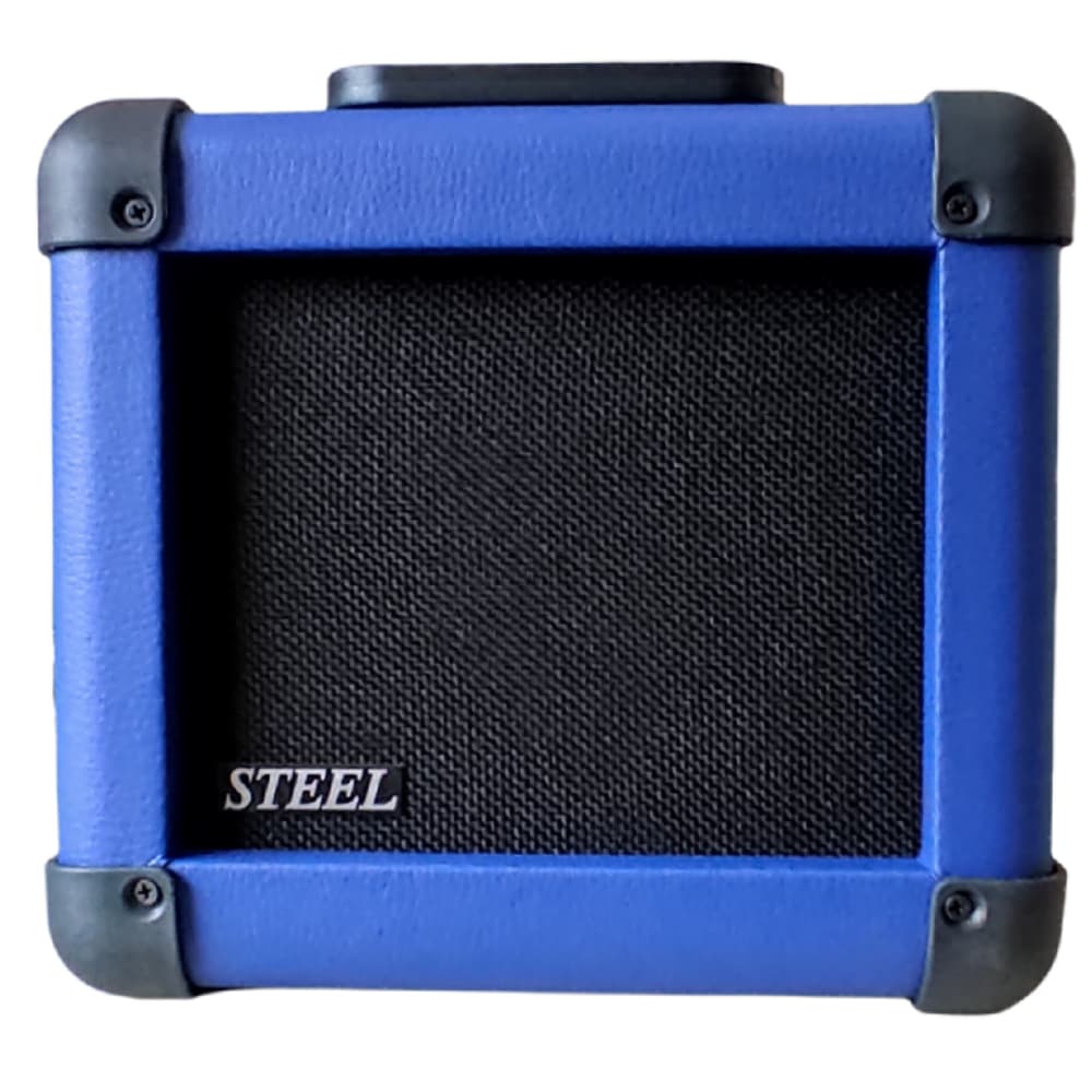 Cubo Amplificador Guitarra E-Sound Steel 20GT 15W Azul Bivolt Estudo