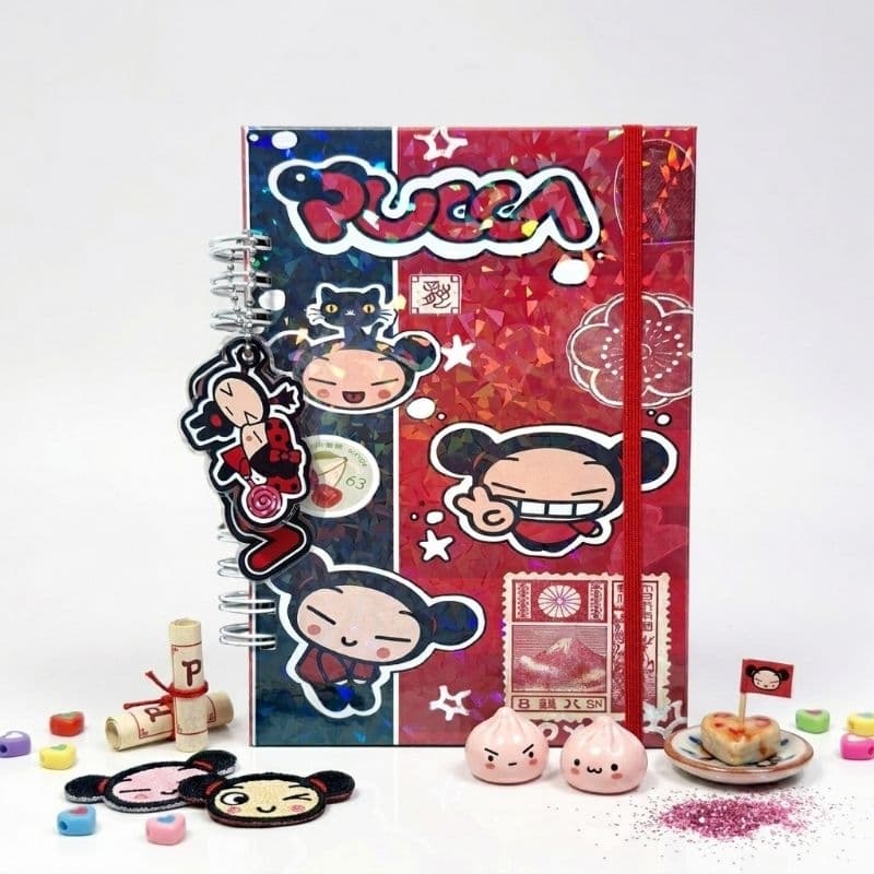 Caderno Pucca Capa Dura A5 Modelo Exclusivo Anime Geek