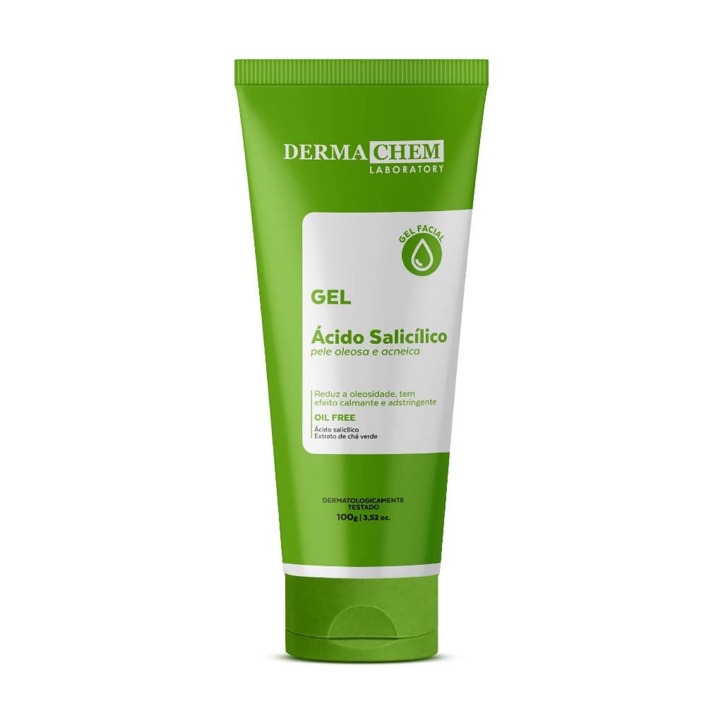 Gel Facial Antioleosidade Ácido Salicílico 100g Dermachem