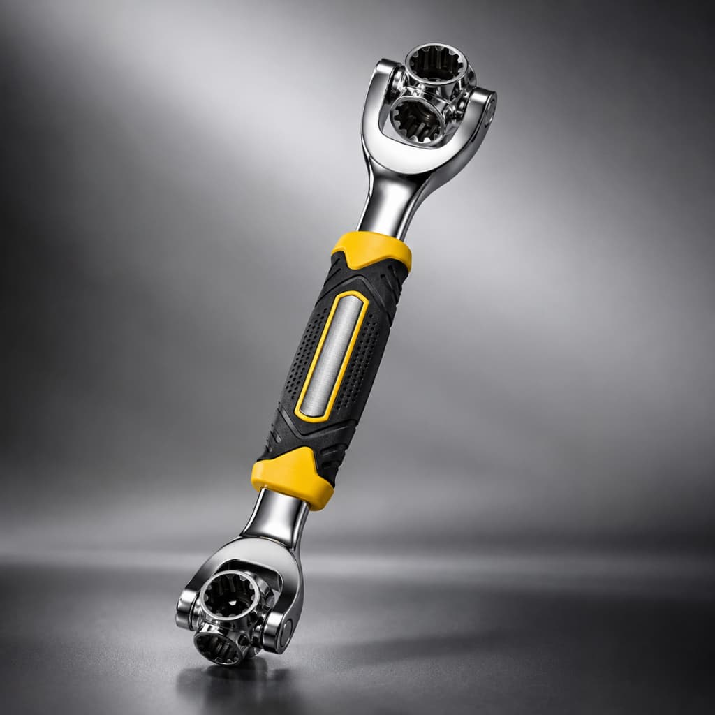 Chave Multifuncional 48 em 1 Catraca 360° Soquete Universal 8 a 19mm