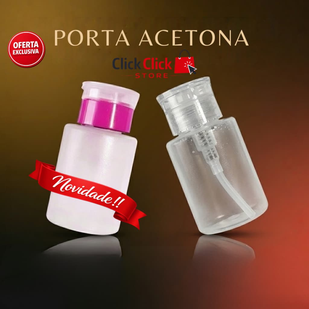 Porta Acetona Recipiente Com Válvula 150ml Para Unhas Esmaltes SQ7949