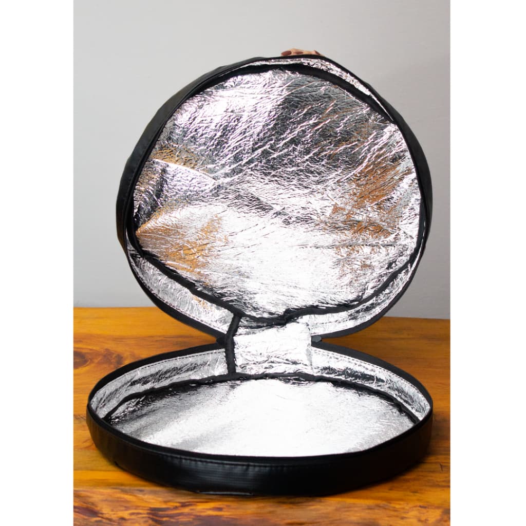 Bolsa Redonda OU Quadrada Térmica Para Duas Pizzas 45x12cm Impermeável lona