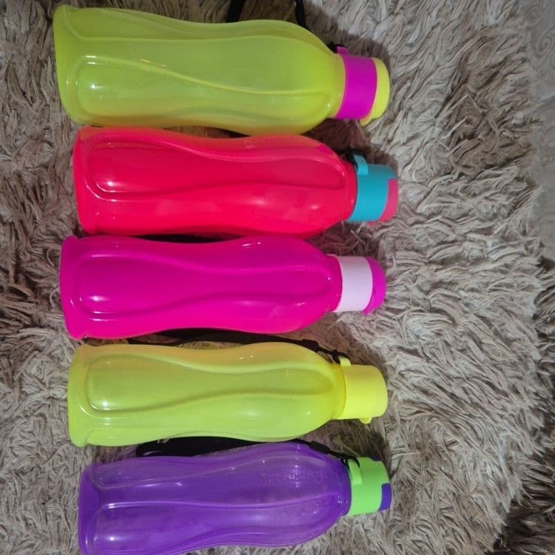 Garrafa Tupperware Eco Tupper 500ml redonda - Original, Antivazamento e Sustentável Cores Raras