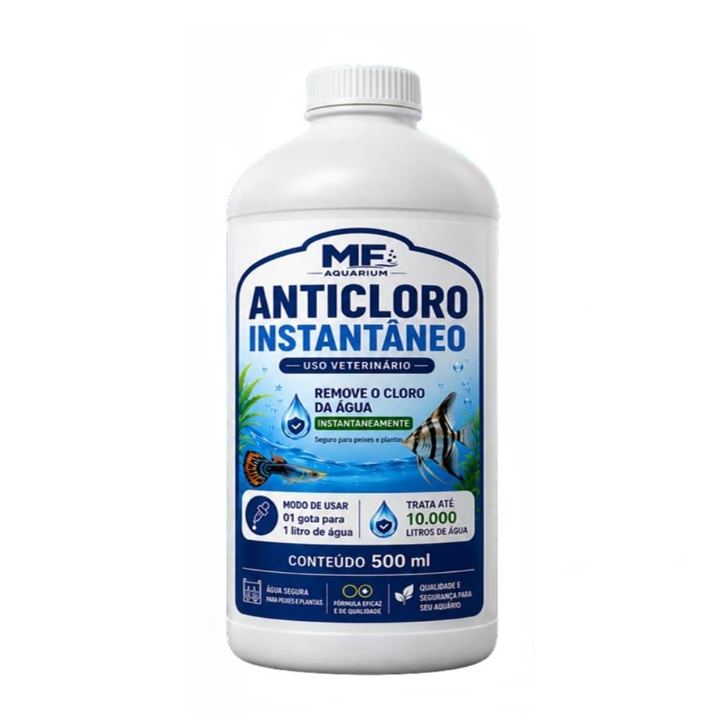 Anticloro Instantâneo para Aquários 500ml - Condicionador