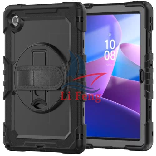 Capa Com Alça de Ombro E Suporte Para Lenovo Tab K10 2th/ M10 10.1" 4th (TB311FU) Com Suporte Para Caneta E Película