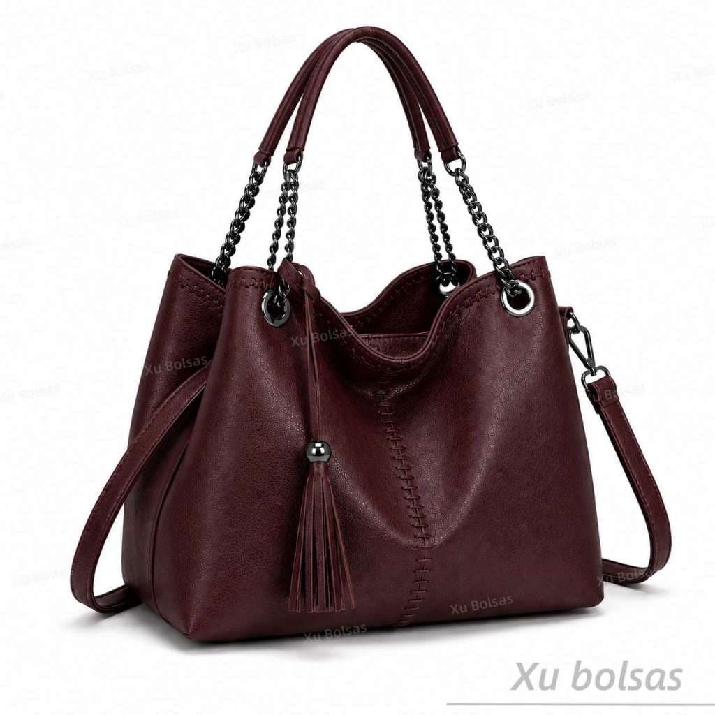 Bolsa Feminina De Alta Qualidade Em Couro PU de Ombro e Transversal de Grande Capacidade CYC10001#