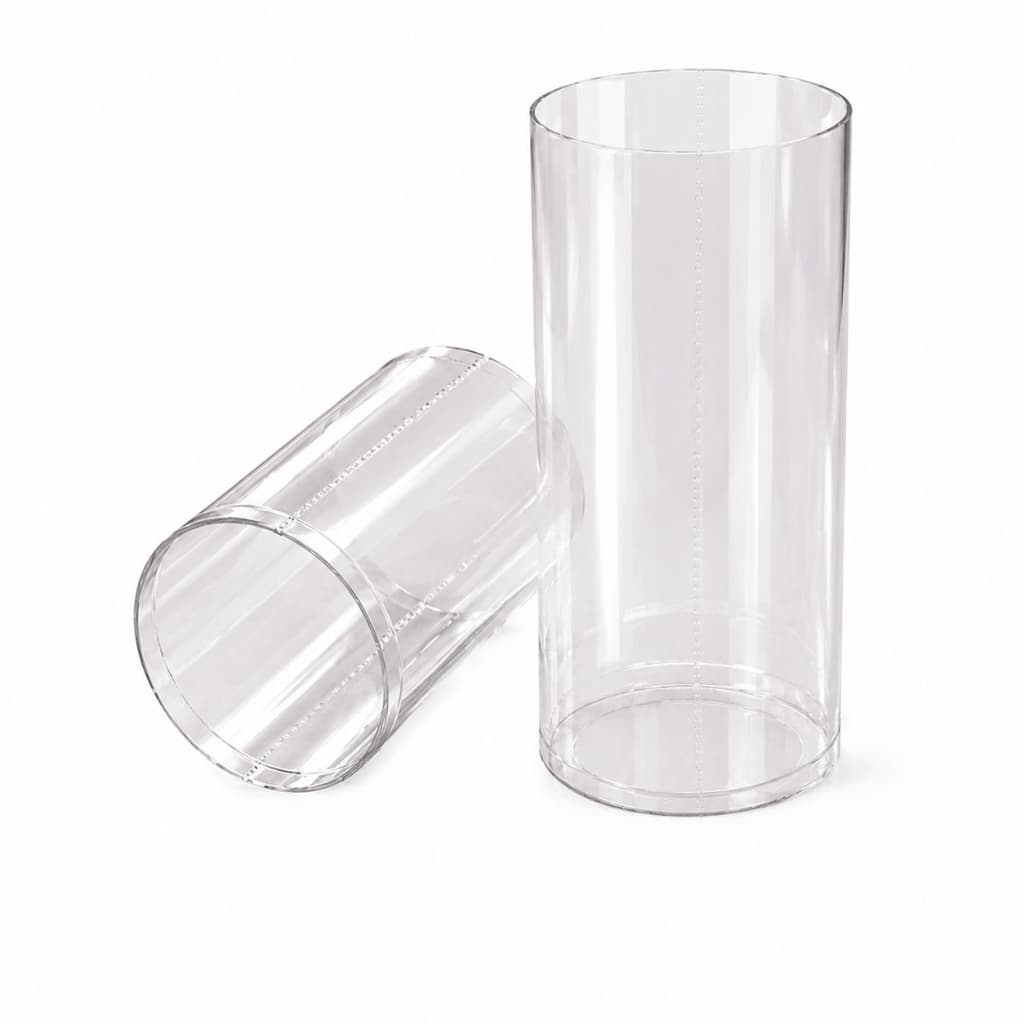 Kit 100 Lacres Termoencolhíveis 37x59mm Transparente Para Garrafas Segurança Inviolável