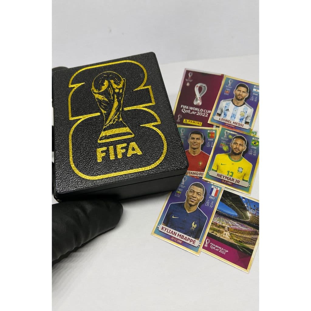 Porta Figurinhas da Copa do Mundo  Estojo Porta Figurinhas Case porta Figurinhas