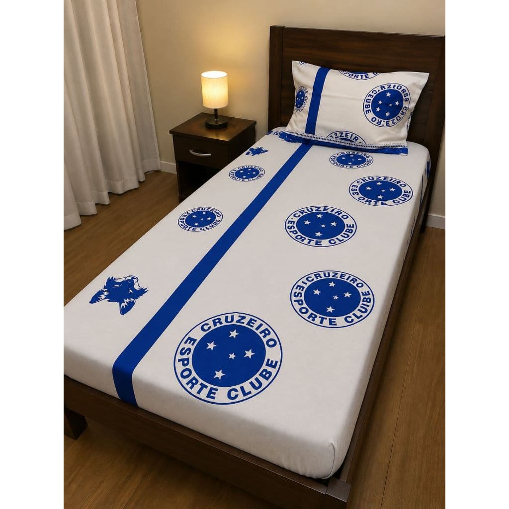LENÇOL SOLTEIRO TIME FUTEBOL