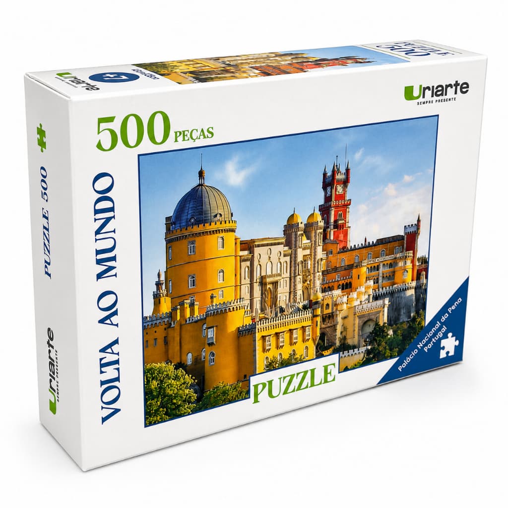 Quebra-Cabeça 500 Peças Palácio Nacional da Pena- Portugal Uriarte