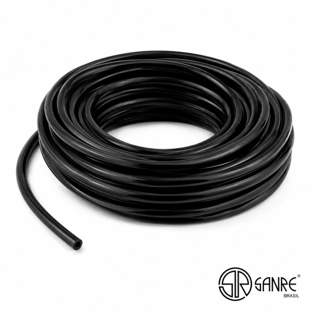 Mangueira Combustível Preta Roçadeira Importada 3x5mm 10 Metros - Sanre Brasil
