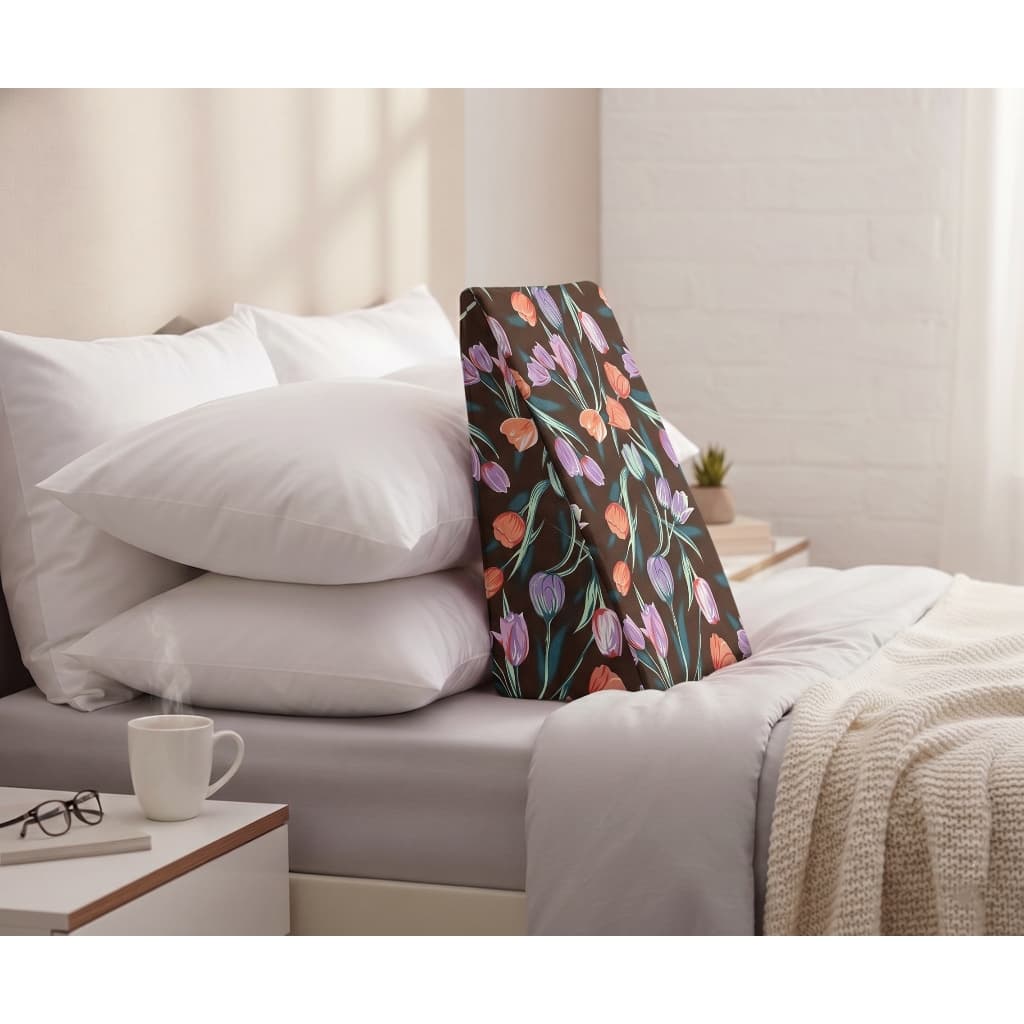 Capas Para Travesseiro Suave Encosto Triangular Estampado