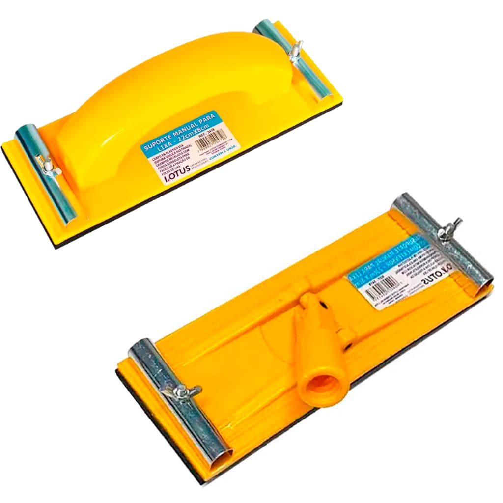 Suporte Para Lixa Manual Ou Cabo Profissional Gesso Parede Teto Massa Corrida