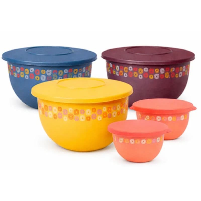 Tupperware Murano - Kit com 5 peças - Pote resistente para Cozinha