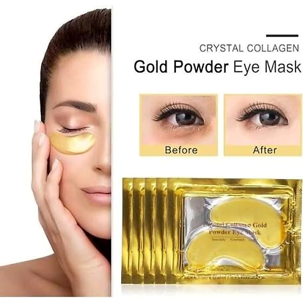 Kit 40 Máscaras Colágeno Trata Olheiras Adesivo Antirrugas Gel Pads Skin Care Tratamento Olhos