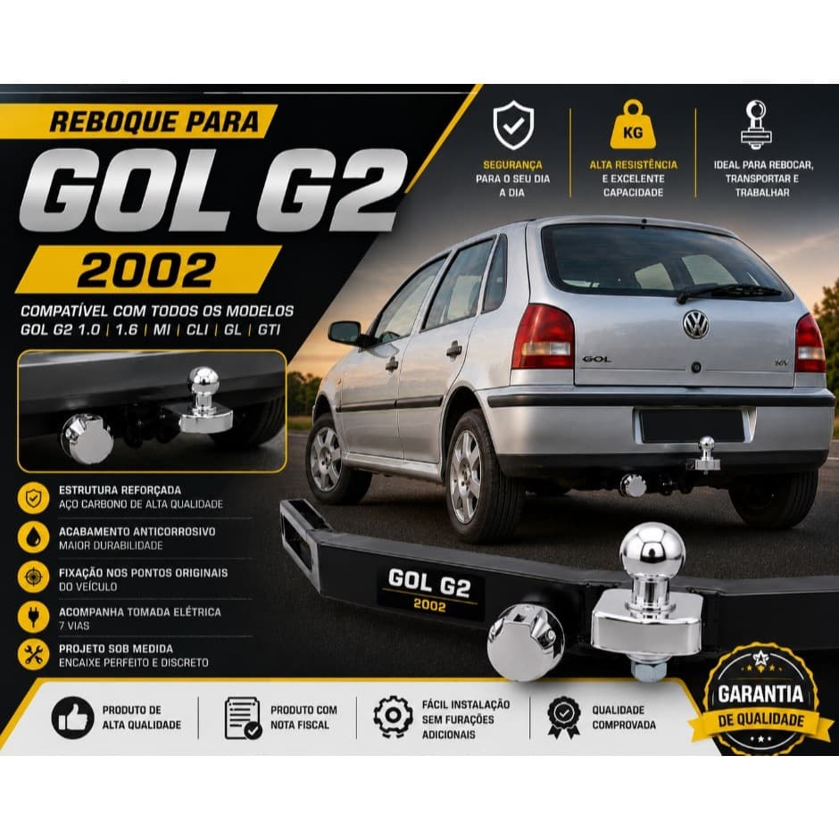 Engate Para Gol G2 GTI 2.0 16V G2 1995 1996 1997 1998 1999