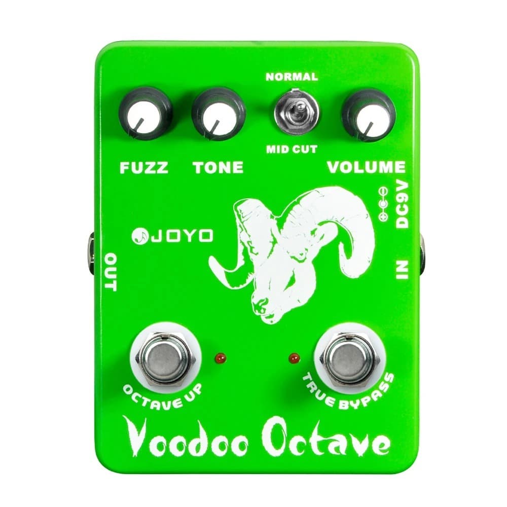 Pedal Joyo JF-12 Guitarra Voodoo Octave Fuzz Oitava Up True Bypass Efeito