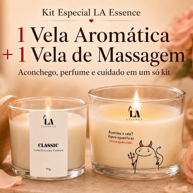 Kit 2 Vela Aromática E De Massagem Artesanal Personalizada Perfumada Com Tampa De Madeira