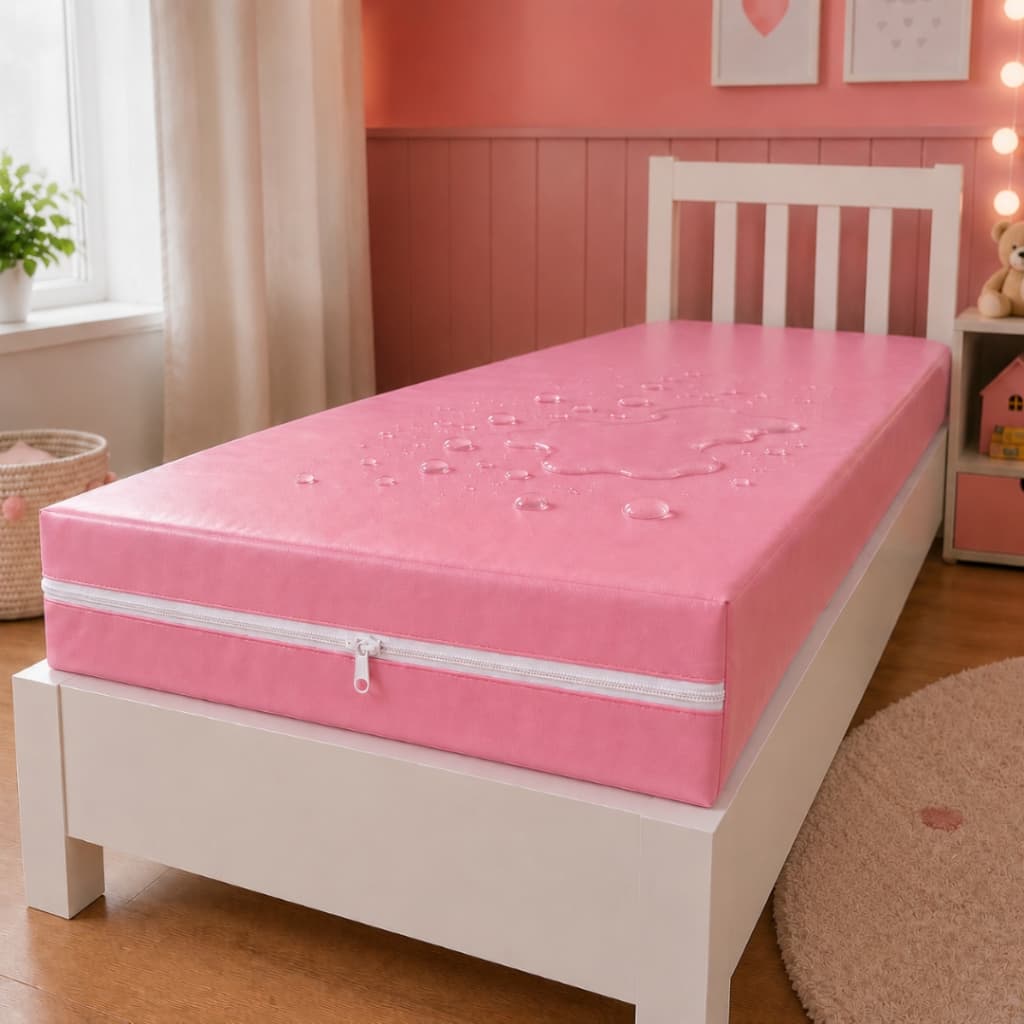 Capa Impermeável Infantil Mini Cama Várias Cores com Zíper Branco Napa Bagum