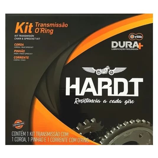 KIT RELAÇÃO BIZ 125 ES/KS 1045 COM RETENTOR HARDT