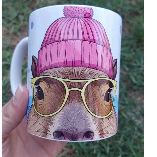Caneca Capivara bocão - divertida - personagem - presente divertido - envio imediato - poucas unidades